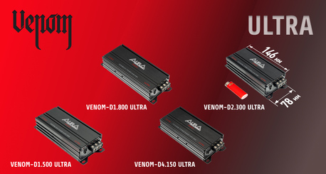 ULTRA компактные усилители Aura VENOM Ultra